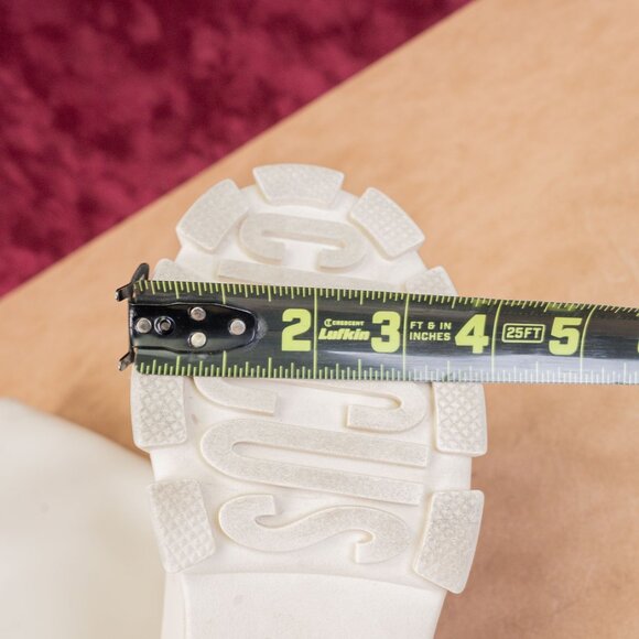 Circus NY Wmn Dollie Ivory Vegan Leather Platform Festival Combat Boots sz 6 - Picture 8 of 10